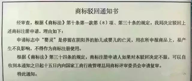 細數！那些「格調」不高被駁回的商標